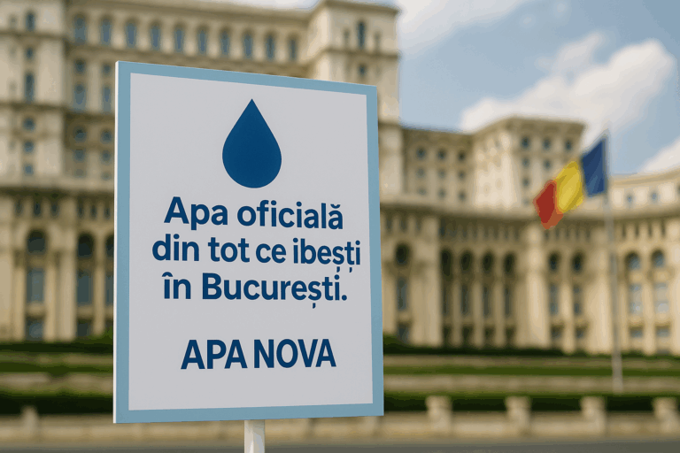 Apa Nova lansează campania „Apa oficială din tot ce iubești în București”