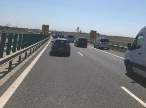Accident rutier cu 3 autoturisme pe autostrada A 2 București – Constanța