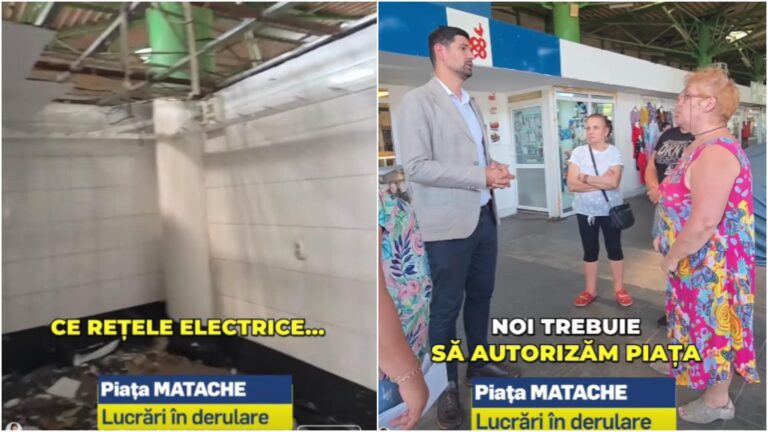 Continuă reparațiile și igienizarea la Piața Matache, care a ars anul trecut. PS1 face intervențiile necesare pentru a primi autorizația ISU