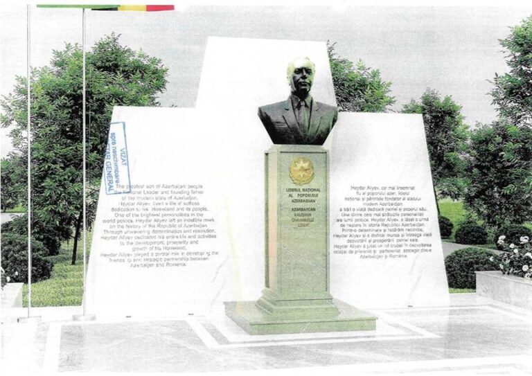 Controverse în Consiliul Local al Sectorului 2 privind reamenajarea bustului lui Heydar Aliyev