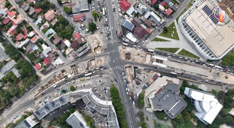 Imagini recente de la șantierul Pasajului Apărătorii Patriei, cu lucrări în desfășurare