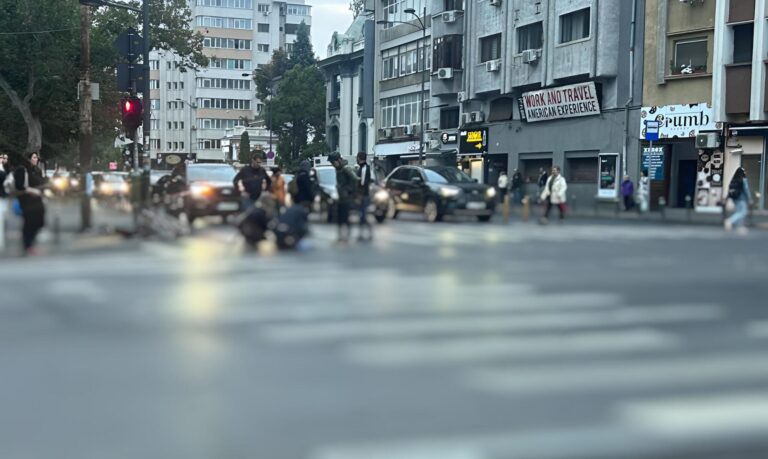 Accident cu trotinetă pe Calea Dorobanți, dimineața aceasta