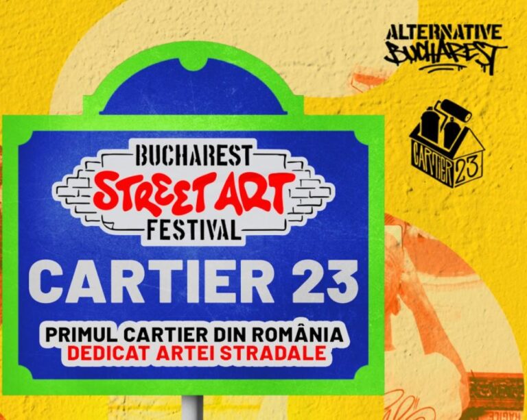 Cartierul 23 August devine un hub al artei stradale prin Bucharest Street Art Festival