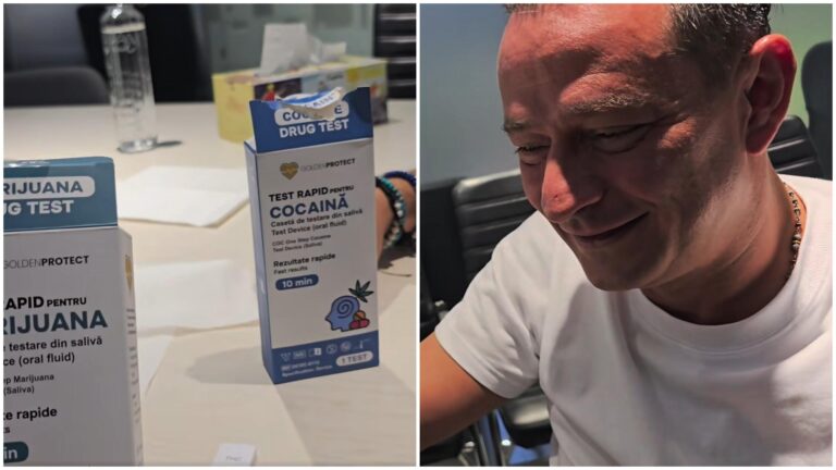 Dl. Băluță, provocat să facă teste rapide pentru droguri