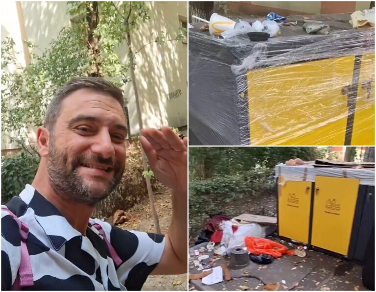 Focar de infecție în Sectorul 2, la pubelele de colectare selectivă: așteptând inaugurarea