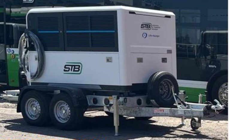 Inovația STB pentru autobuzele electrice: baterii mobile pentru încărcare