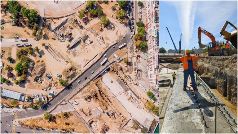 Planșeul Unirii devine din în ce mai rezistent, cu un zid de sprijin de o lățime de 170 de centimetri. „Va fi în picioare generații întregi de acum încolo”, spune Băluță