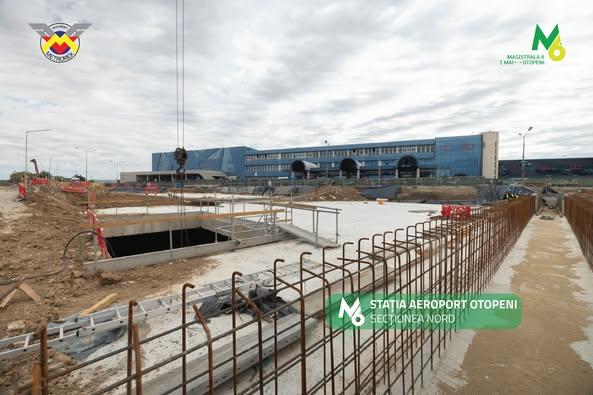 Progrese semnificative în construcția Magistralei 6 de metrou în luna august