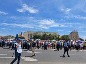Protestul sindicatelor din Educație în pragul anului școlar