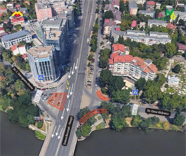 Restricții de circulație pe DN1 în zona Pod Băneasa