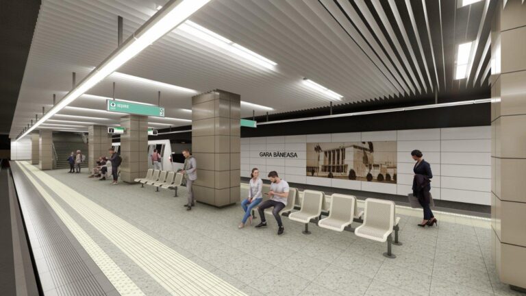 Restricţii de trafic pe DN1 în zona Otopeni din cauza lucrărilor la staţia de metrou