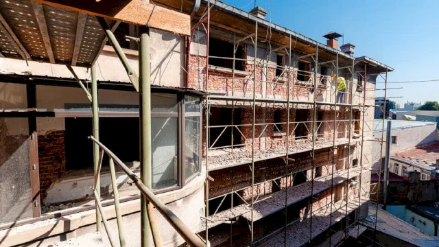 Întârzieri pe șantierul clădirii-monument care a găzduit Club A