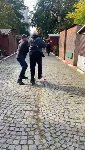 Conflict în stradă între un fost consilier PNL și administratorul unui târg