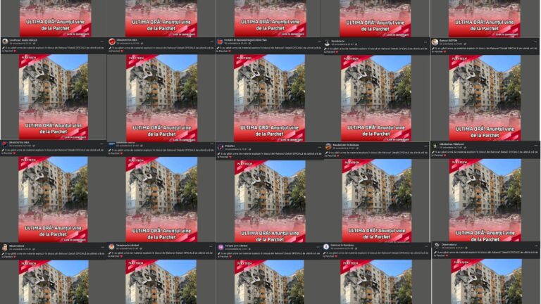 Explozia din Rahova: De la tragedie la dezinformare. Impactul narațiunilor false pe Internet