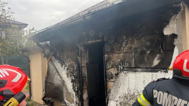 Incendiu devastator lângă un cămin de bătrâni în Cornetu, cu o victimă descoperită