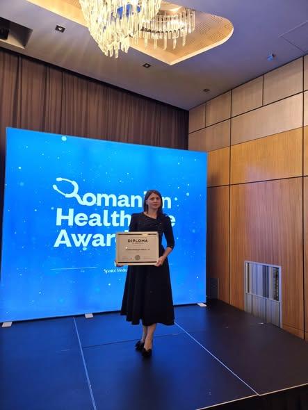 Maria Mihailov-Gălușcă, medic rezident, premiată pentru excelență în sănătate