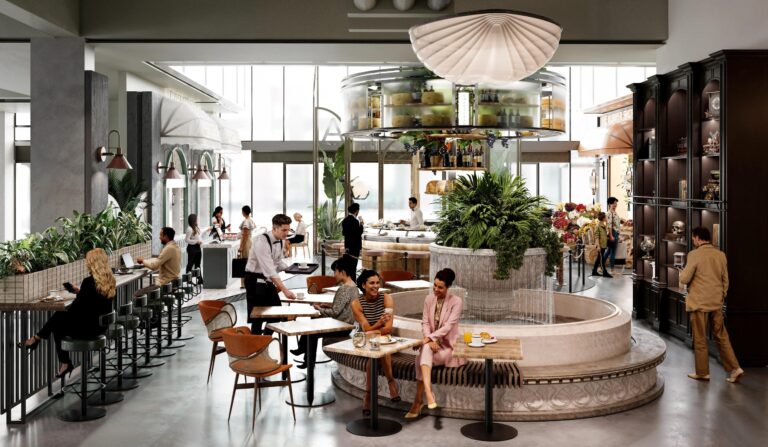 Pe locul fostei fabrici Ford din București se ridică cel mai mare food hall din Europa de Est. Curând se deschide Marketta Food Hall