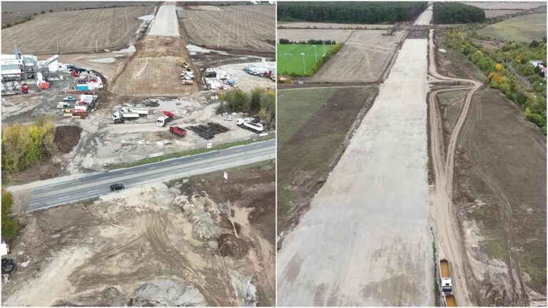 Progresul lucrărilor pe Lotul 1 Nord al A0 Autostrada Bucureștiului. Posibilitatea deschiderii circulației parțial în primăvara lui 2026