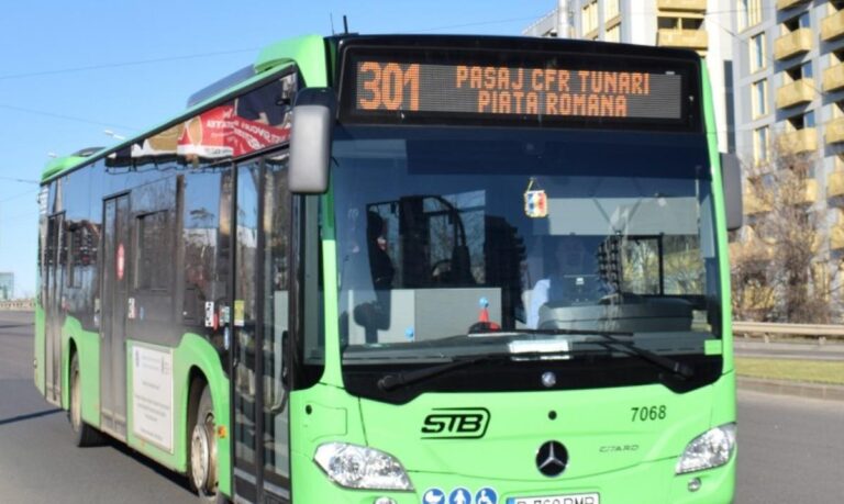 STB prelungește linia 301 până la Pasaj CFR Tunari