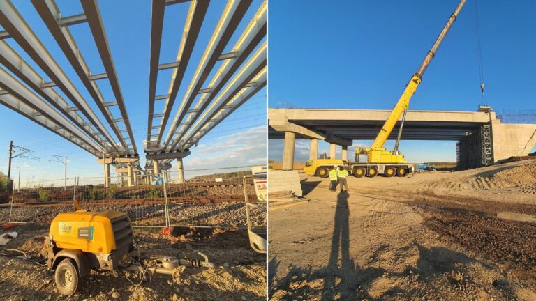 Stadiul lucrărilor pe Lotul 3 Nord al Autostrăzii Bucureștiului