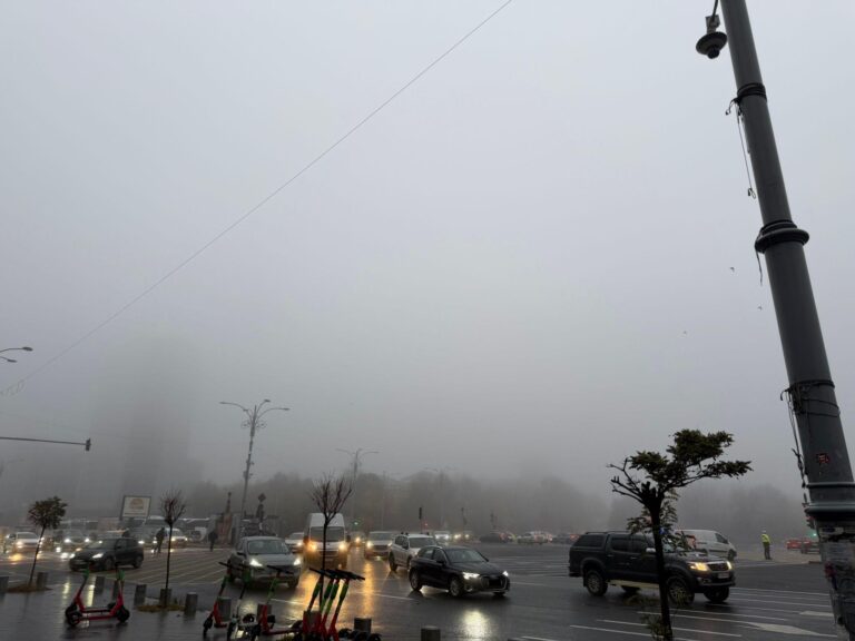 Avertizare METEO | Ceață de cod galben în dimineața aceasta, în București și în împrejurimi