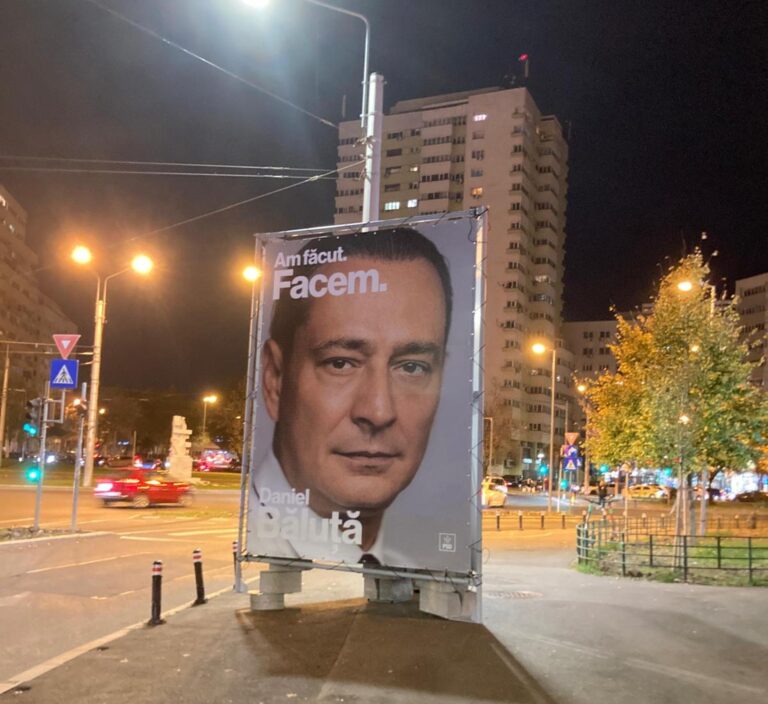 Drulă a avut un incident cu un banner electoral și lansează un mesaj dur pentru Băluță