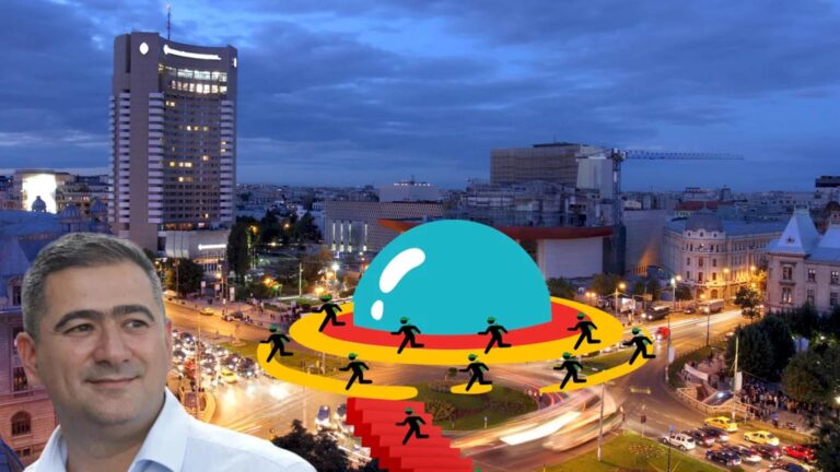 Giratoriul suspendat din București e în pericol