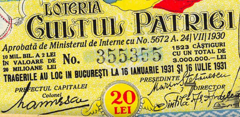Muzeul Național de Istorie lansează expoziția „Lumea loteriei românești”