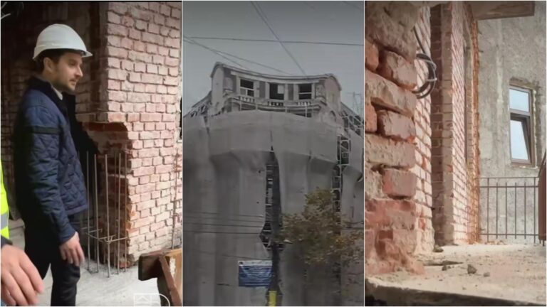 O clădire Art Deco de pe strada Dianei, veche de aproape un secol, a intrat în reparații capitale. Lucrările de consolidare și restaurare vor fi gata la anul