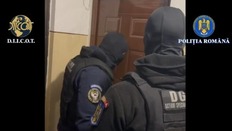Operațiuni de amploare în întreaga țară: DIICOT desfășoară peste 150 de percheziții și 240 de mandate de aducere