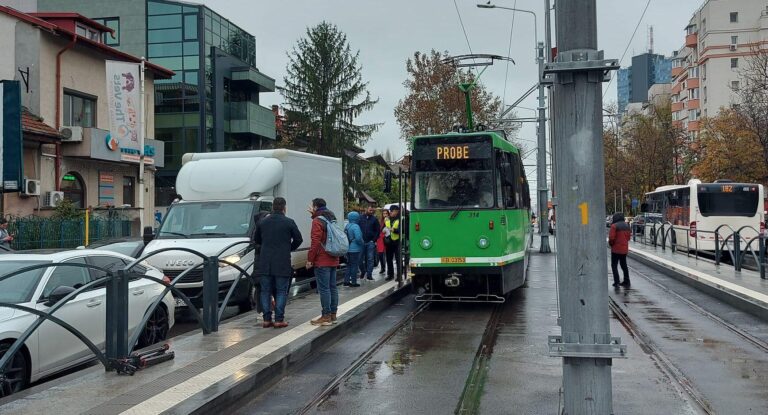 Tramvaiul de pe linia 5 a trecut de probele finale și va intra în circulație săptămâna viitoare