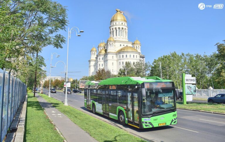 Trei linii STB vor fi deviate pentru Târgul de Crăciun din Piața Constituției. Pe ce trasee vor circula în perioada 28 noiembrie – 28 decembrie