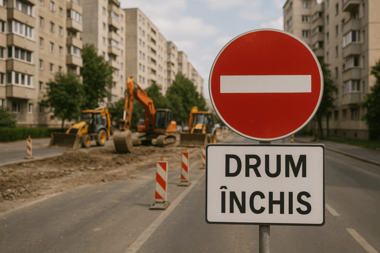 Restricții de circulație pe Strada Brățării și alte drumuri din Sectorul 3