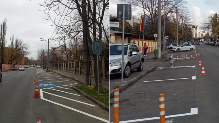 85 de noi locuri de parcare sunt disponibile pe Bulevardul Regiei. Sunt cu plată și costă 1 leu/oră, noaptea îți lași mașina aici gratuit