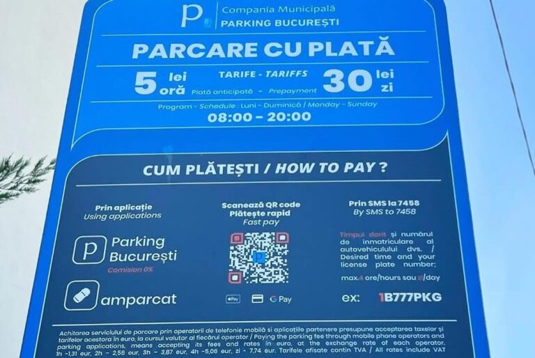 Cum poți parca gratuit un autoturism hibrid sau electric și în 2026, în București