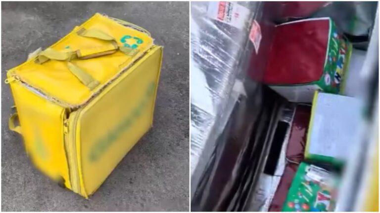 Descoperire surprinzătoare în Capitală: articole pirotehnice ascunse într-o geantă de livrare