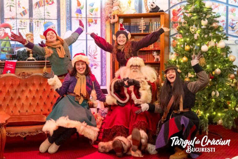 Moș Crăciun va fi prezent la Târgul din Piața Constituției pe 13 decembrie, cu ajutorul spiridușilor pentru scrisorile celor mici