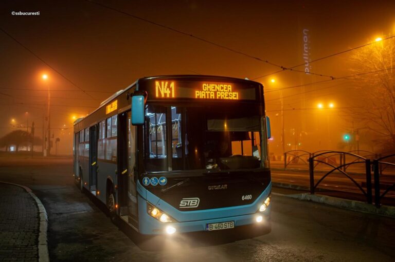 N41, o nouă linie STB de noapte, înființată pentru Revelion