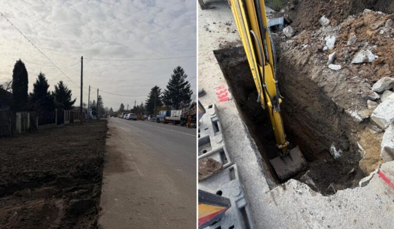 Progresul lucrărilor de asfaltare și modernizare pe DJ602 Domnești