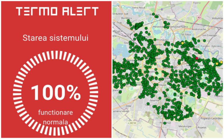 Sistemul de termoficare al Capitalei funcționează la capacitate maximă la -4 grade Celsius