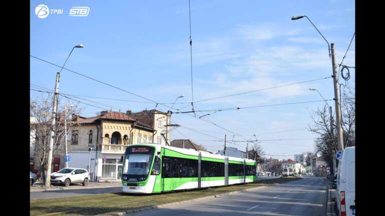TPBI anunță suplimentarea tramvaielor pe linia 32 în weekend