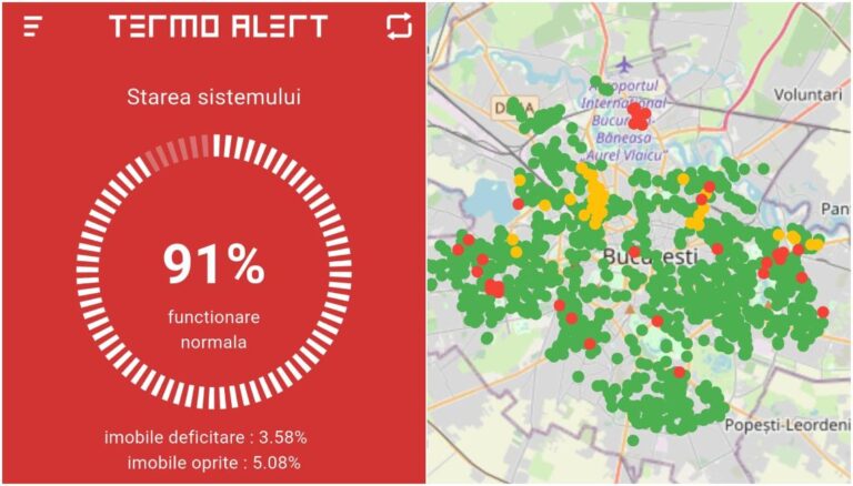 Termoficare | Sute de blocuri fără apă caldă și căldură, deși sistemul funcționează la 91%
