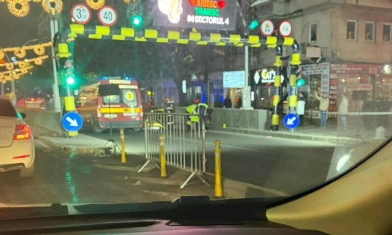 Tragedie la Pasajul Unirii: un pieton a murit după ce a fost lovit de o motocicletă condusă de un tânăr de 23 de ani