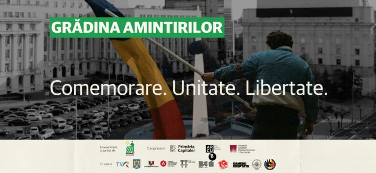 Evenimentul „Grădina Amintirilor”, dedicat Revoluției din 1989, pe 19 – 20 decembrie