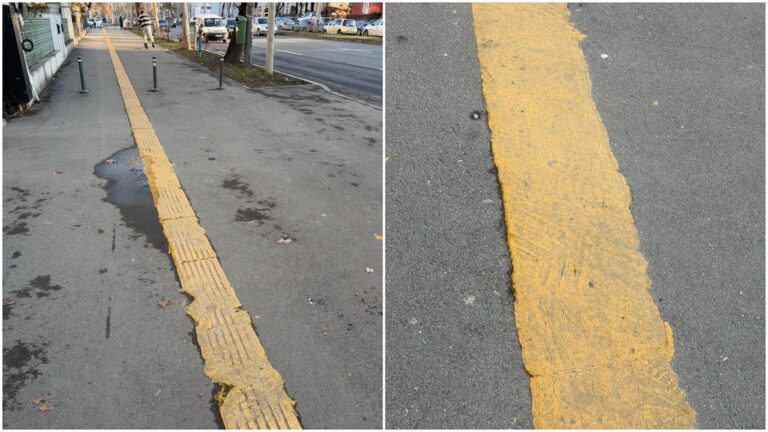 Benzile pentru nevăzători de pe Lascăr Catargiu: O situație alarmantă după un an