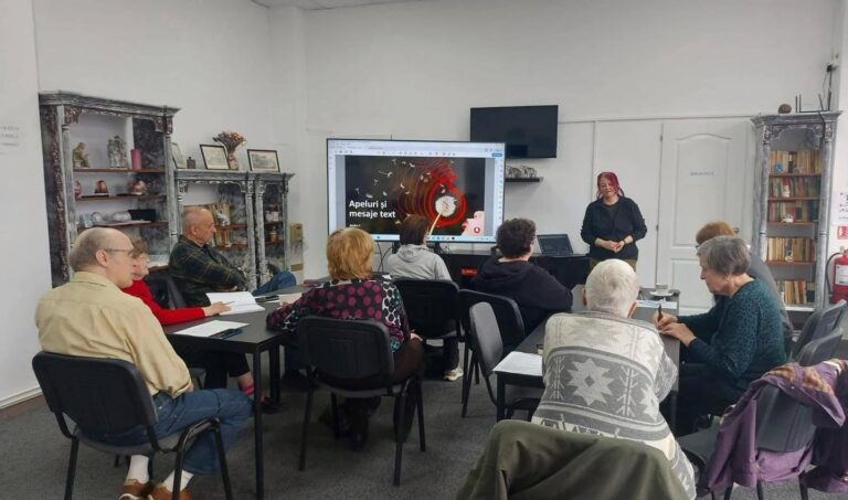Cursuri gratuite de digitalizare pentru seniori în 2026, disponibile în trei centre de zi