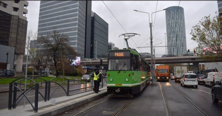 Linia 5 de tramvai va fi deschisă abia la primăvară