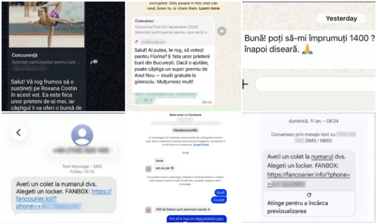 Mesaje de la curier, prieteni sau familie, folosite tot mai mult în înșelăciunea online. Cum acționează atacatorii cibernetici