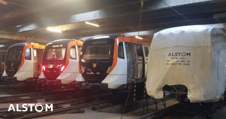 Metrorex solicită penalizări de 58 de milioane de euro de la Alstom pentru întârzieri în livrarea trenurilor M5