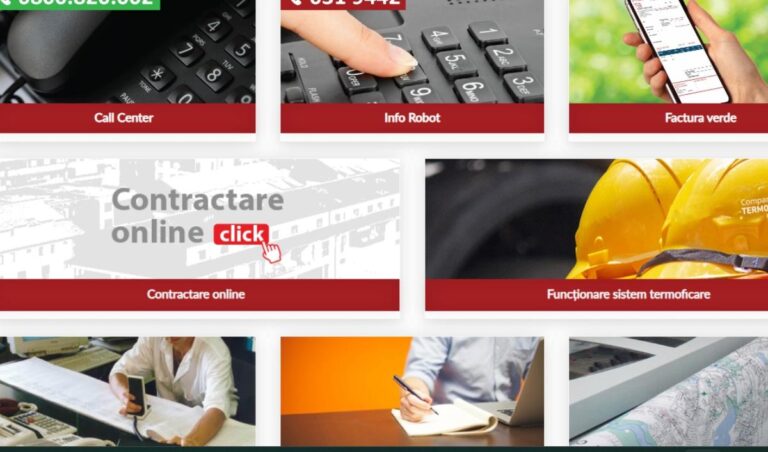 Termoenergetica a implementat un serviciu online pentru contractare
